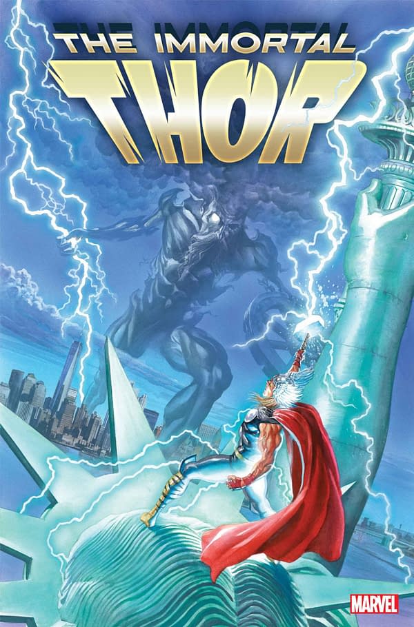 Cover image for IMMORTAL THOR #2 ALEX ROSS COVER