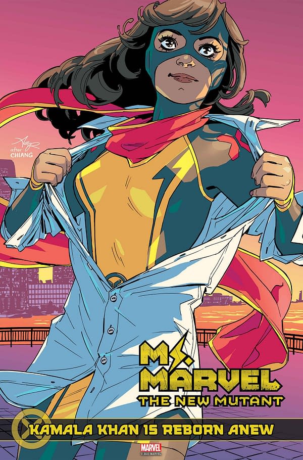 Cover image for MS. MARVEL: THE NEW MUTANT 2 AMY REEDER HOMAGE VARIANT