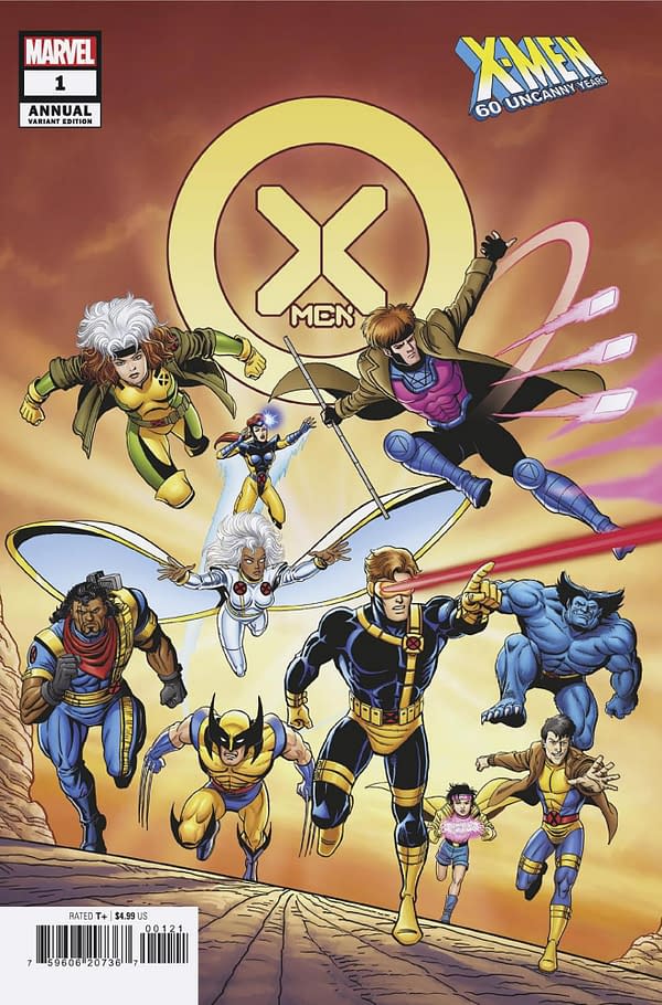 Cover image for X-MEN ANNUAL 1 LARRY HOUSTON X-MEN 60TH VARIANT [CHAOS]