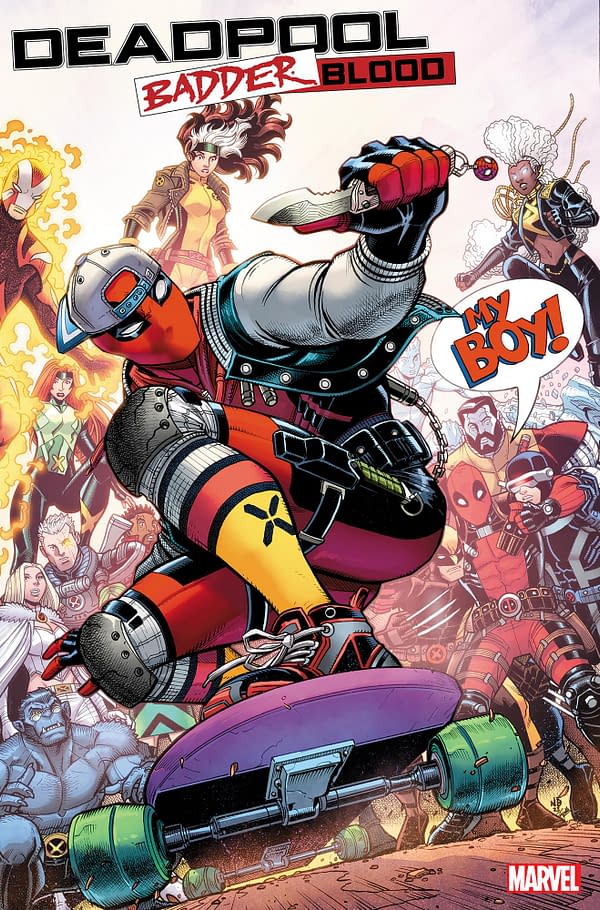 Cover image for DEADPOOL: BADDER BLOOD 5 NICK BRADSHAW NEW CHAMPIONS VARIANT