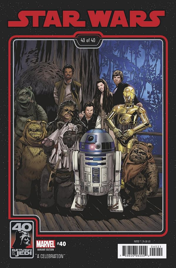 Cover image for STAR WARS 40 CHRIS SPROUSE RETURN OF THE JEDI 40TH ANNIVERSARY VARIANT [DD]