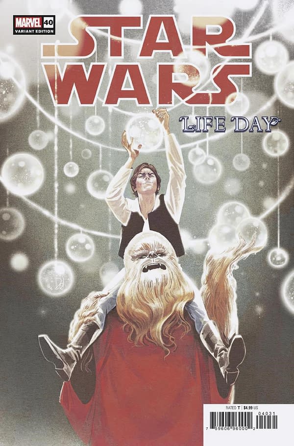 Cover image for STAR WARS 40 MIKE DEL MUNDO LIFE DAY VARIANT [DD]