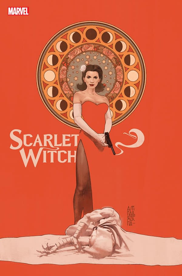 Cover image for SCARLET WITCH 10 MARC ASPINALL KNIGHT'S END VARIANT