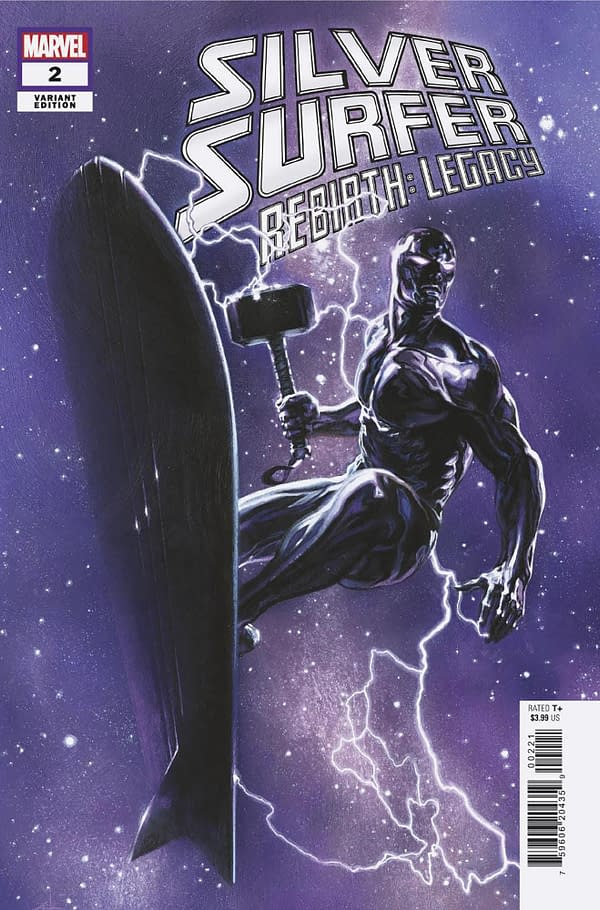 Cover image for SILVER SURFER REBIRTH: LEGACY 2 GABRIELE DELL'OTTO VARIANT