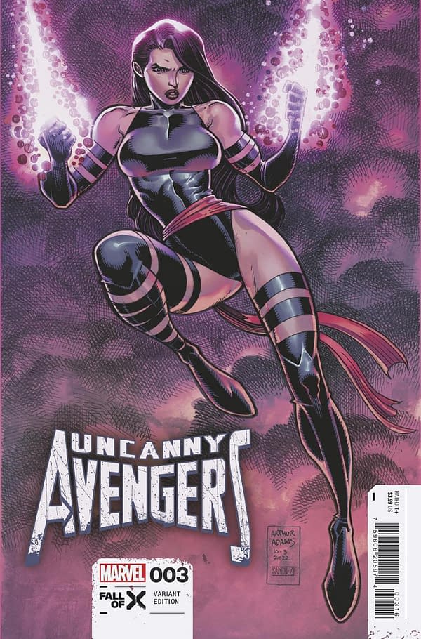 Cover image for UNCANNY AVENGERS 3 ARTHUR ADAMS VARIANT [FALL]