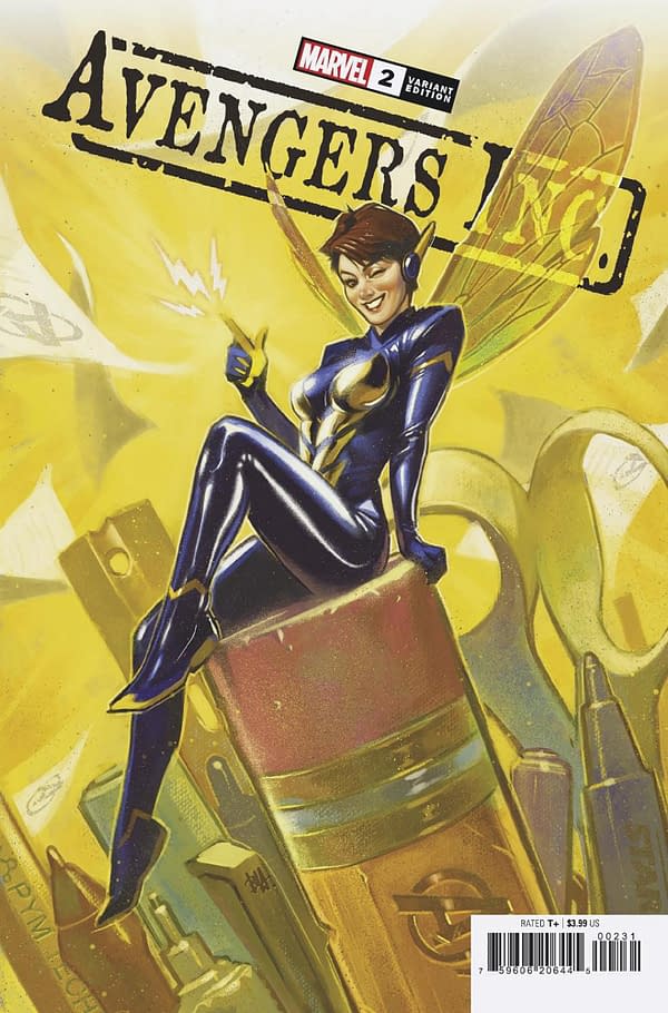 Cover image for AVENGERS INC. 2 BEN HARVEY WASP VARIANT