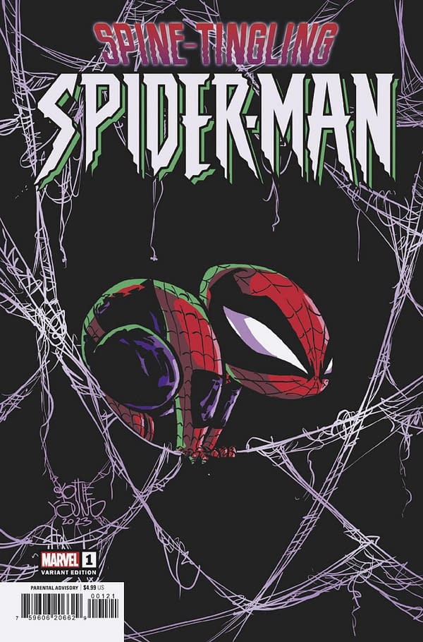 Cover image for SPINE-TINGLING SPIDER-MAN 1 SKOTTIE YOUNG VARIANT