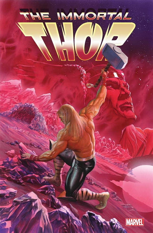 Cover image for IMMORTAL THOR #3 ALEX ROSS COVER