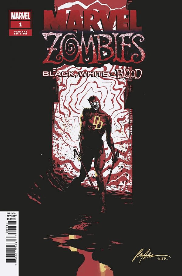Cover image for MARVEL ZOMBIES: BLACK, WHITE & BLOOD 1 RAFAEL ALBUQUERQUE VARIANT