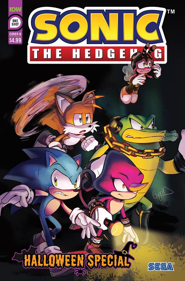 Cover image for Sonic the Hedgehog: Halloween Special Variant B (Dutreix)