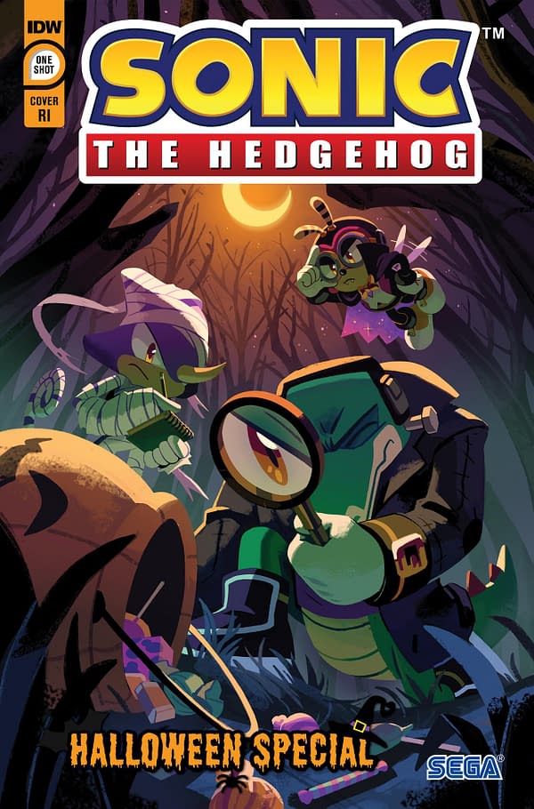 Cover image for Sonic the Hedgehog: Halloween Special Variant RI (10) (Fourdraine)