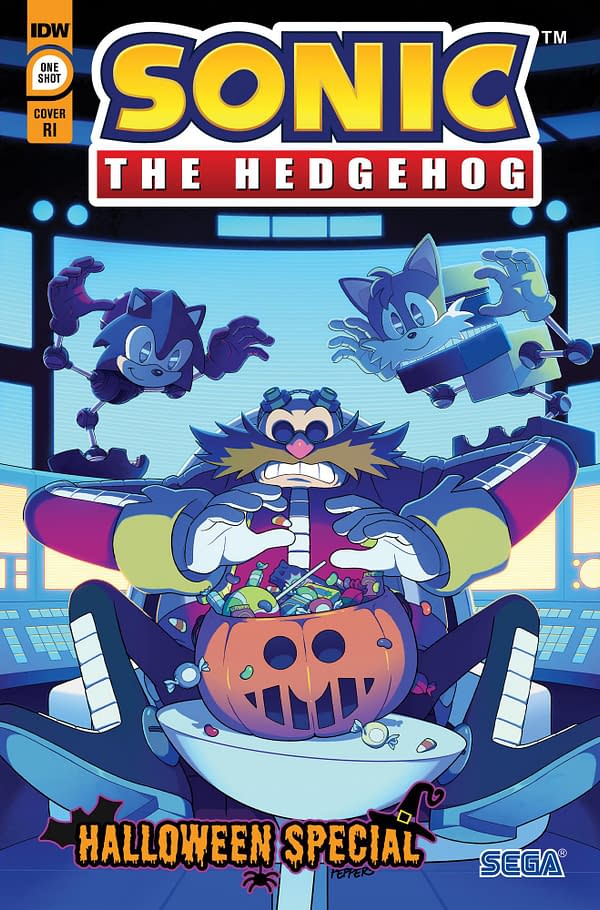 Cover image for Sonic the Hedgehog: Halloween Special Variant RI (25) (Peppers)