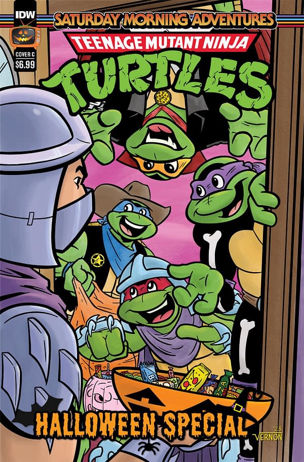 Cover image for Teenage Mutant Ninja Turtles: Saturday Morning Adventures—Halloween Special Variant C (Smith)