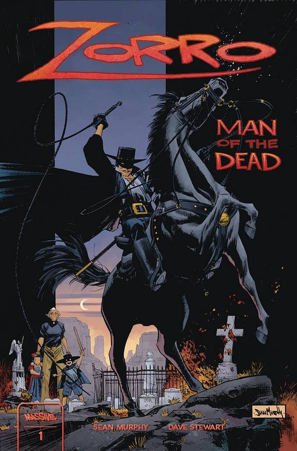 Cover image for ZORRO MAN OF THE DEAD #1 (OF 4) CVR A MURPHY (MR)