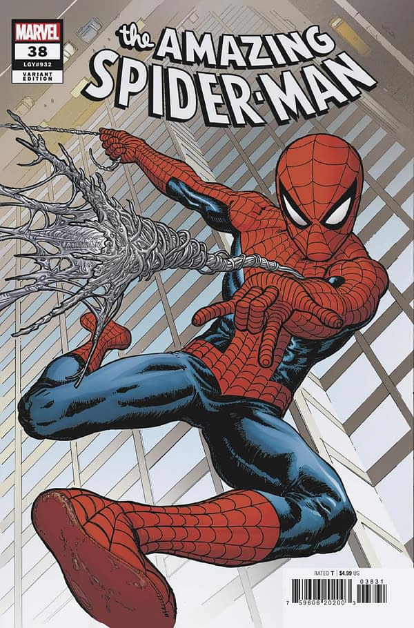 Cover image for AMAZING SPIDER-MAN 38 STEVE SKROCE VARIANT [GW]