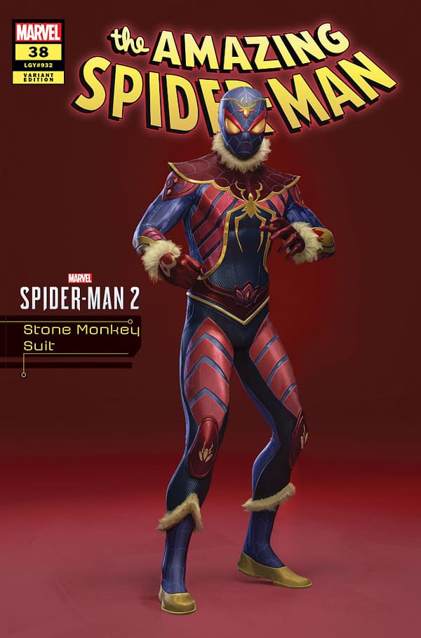 Cover image for AMAZING SPIDER-MAN 38 STONE MONKEY SUIT MARVEL'S SPIDER-MAN 2 VARIANT [GW]