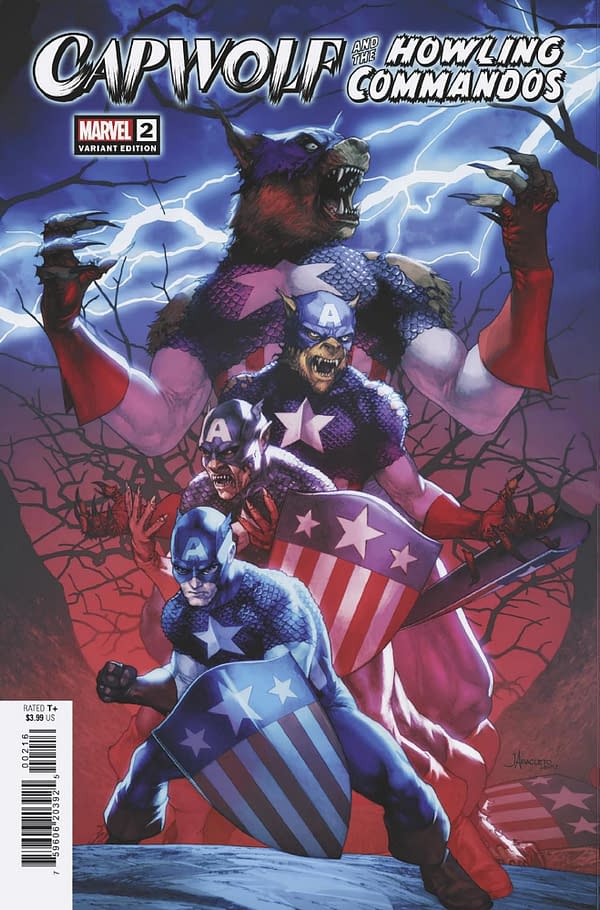 Cover image for CAPWOLF & THE HOWLING COMMANDOS 2 JAY ANACLETO VARIANT
