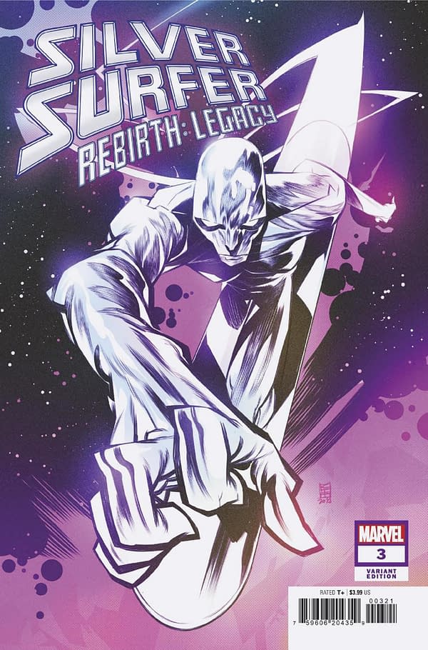 Cover image for SILVER SURFER REBIRTH: LEGACY 3 KIM JACINTO VARIANT