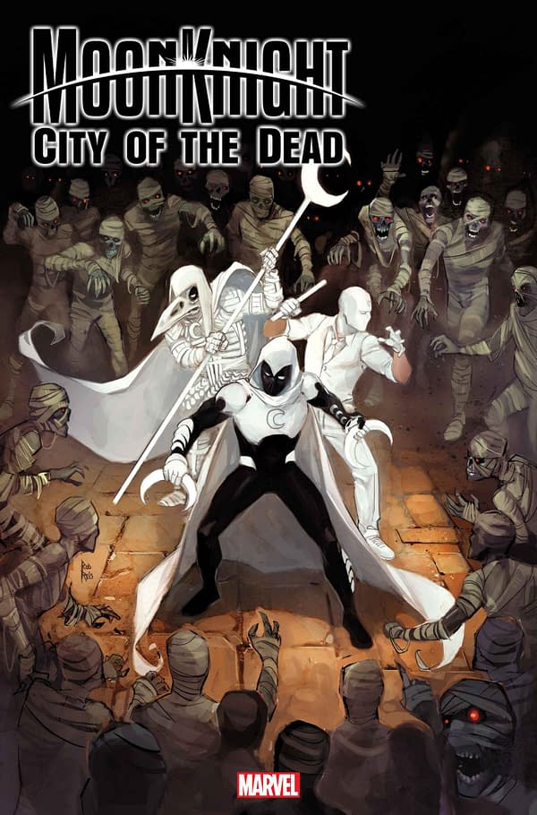 Cover image for MOON KNIGHT: CITY OF THE DEAD #5 ROD REIS COVER