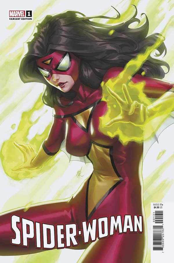 Cover image for SPIDER-WOMAN 1 EJIKURE SPIDER-WOMAN VARIANT [GW]