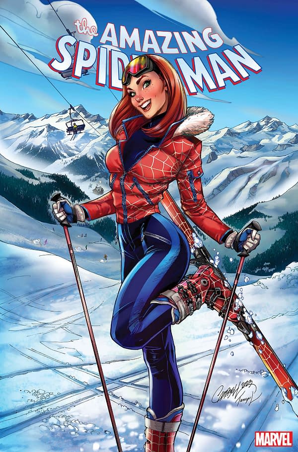 Cover image for AMAZING SPIDER-MAN 40 J.S. CAMPBELL SKI CHALET VARIANT [GW]