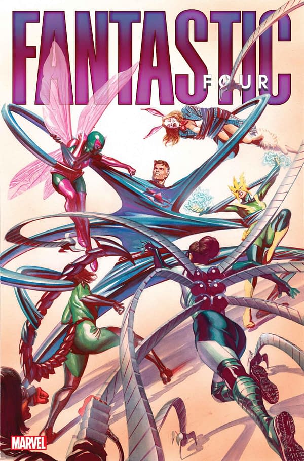 Cover image for FANTASTIC FOUR #14 ALEX ROSS COVER