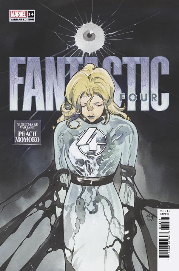 Cover image for FANTASTIC FOUR 14 PEACH MOMOKO NIGHTMARE VARIANT