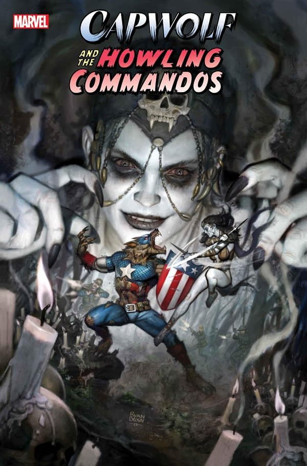 Cover image for CAPWOLF AND THE HOWLING COMMANDOS #3 RYAN BROWN COVER