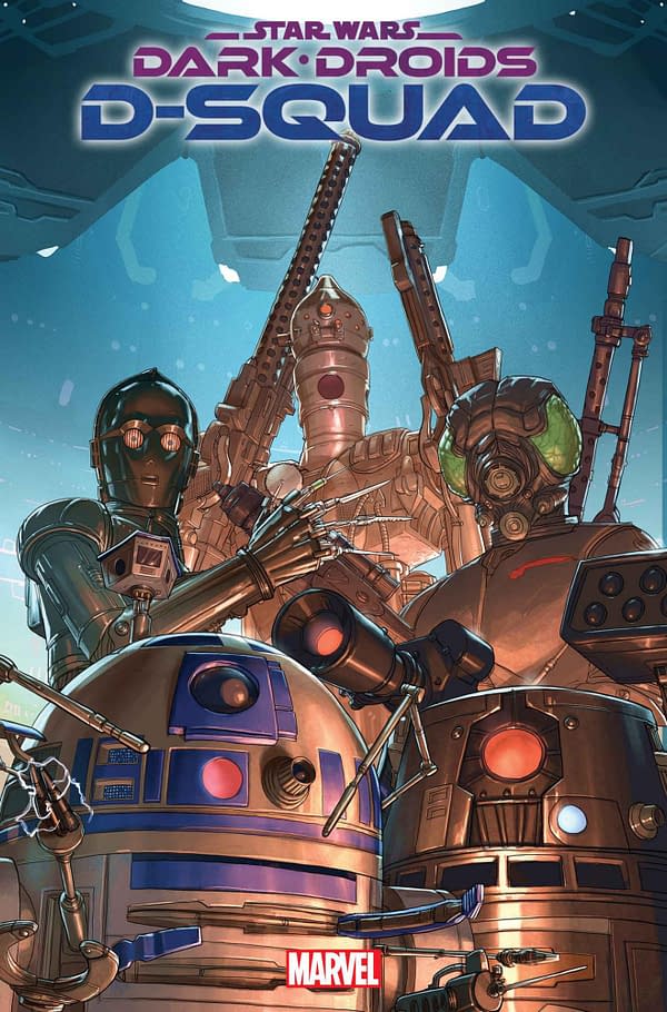 Cover image for STAR WARS: DARK DROIDS - D-SQUAD #4 PETE WOODS COVER
