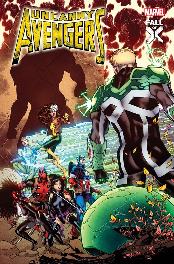 Cover image for UNCANNY AVENGERS #5 JAVIER GARRON COVER