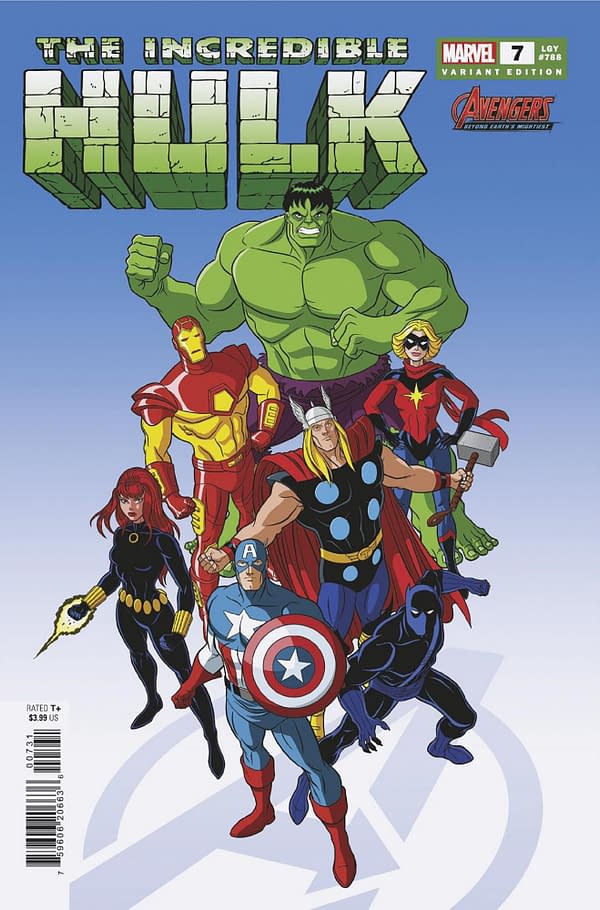 Cover image for INCREDIBLE HULK 7 TIM LEVINS AVENGERS 60TH VARIANT