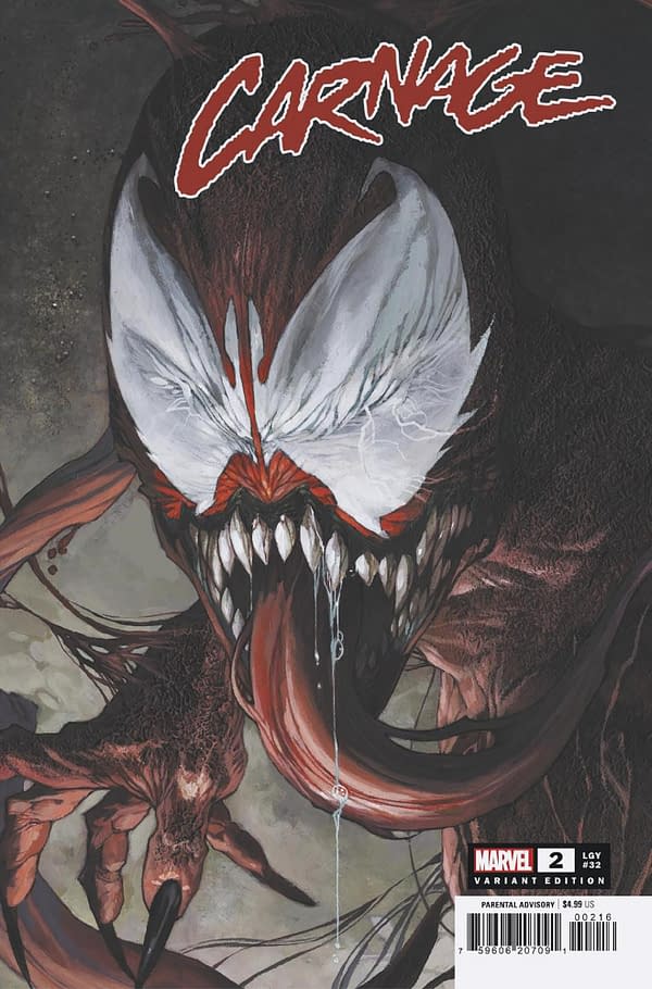 Cover image for CARNAGE 2 SIMONE BIANCHI VARIANT