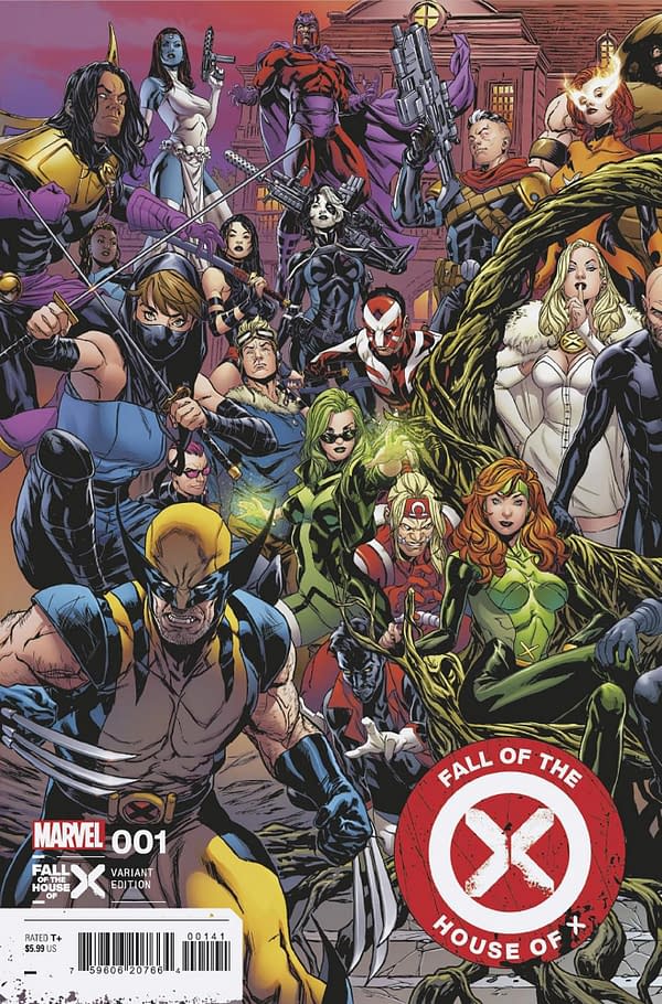 Cover image for FALL OF THE HOUSE OF X 1 MARK BROOKS CONNECTING VARIANT [FHX]