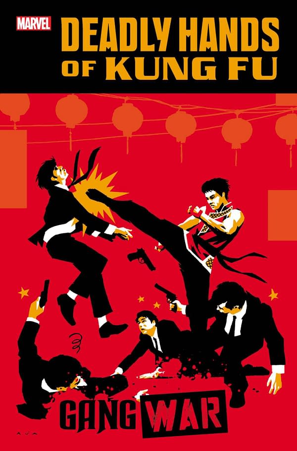 Cover image for DEADLY HANDS OF KUNG FU: GANG WAR #1 DAVID AJA COVER