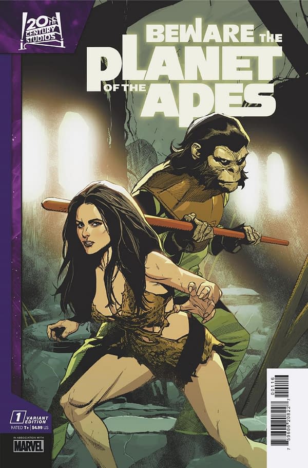 Cover image for BEWARE THE PLANET OF THE APES 1 LEINIL YU VARIANT