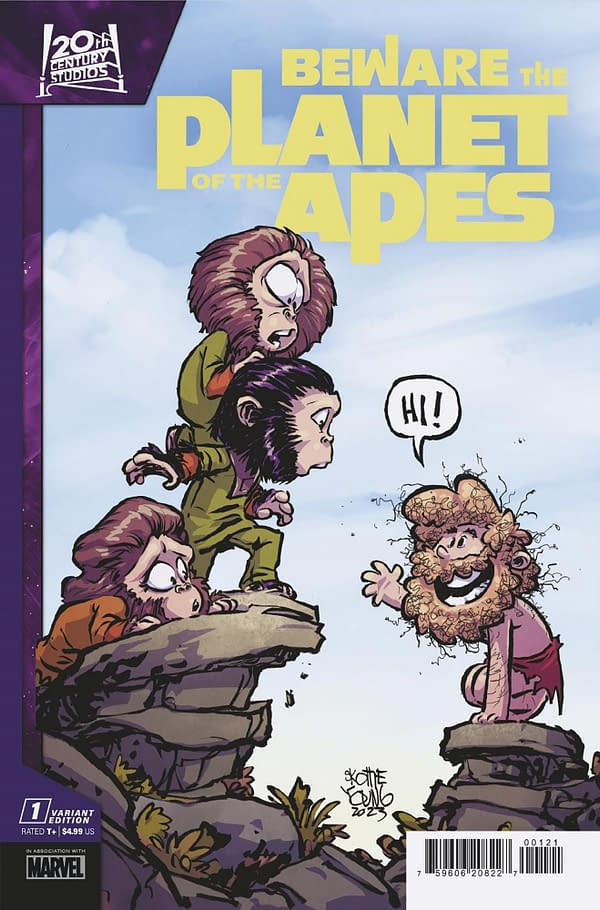 Cover image for BEWARE THE PLANET OF THE APES 1 SKOTTIE YOUNG VARIANT