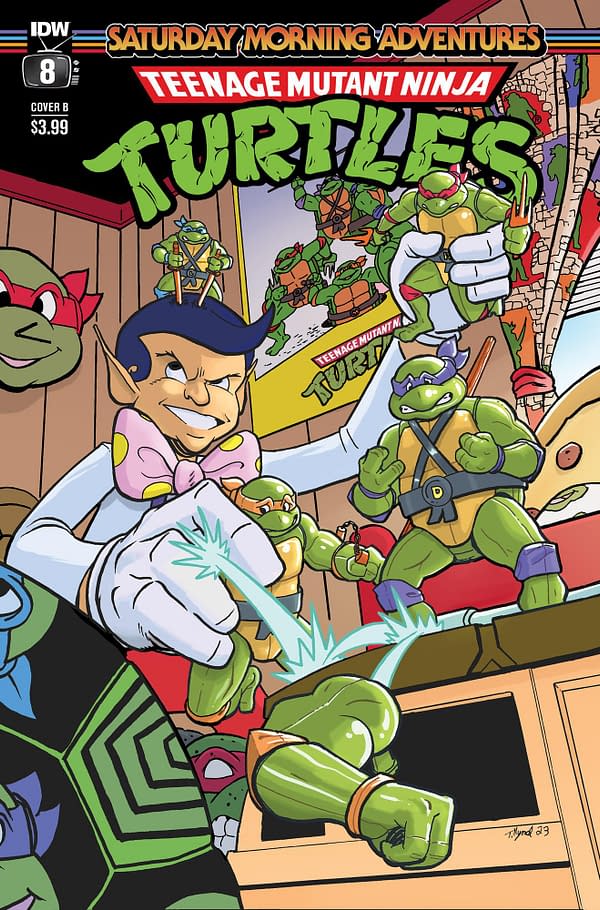 Cover image for Teenage Mutant Ninja Turtles: Saturday Morning Adventures #8 Variant B (Hymel)