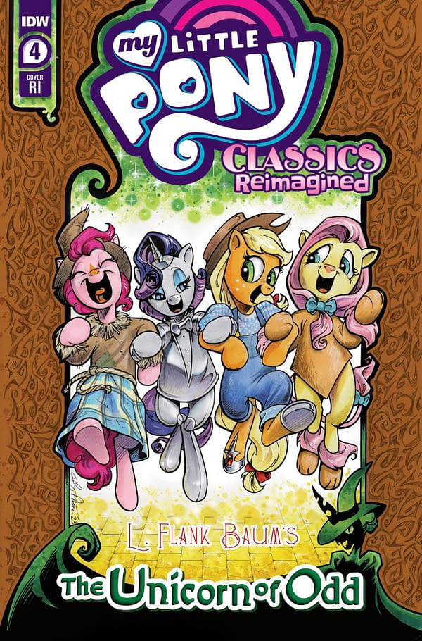 Cover image for My Little Pony: Classics Reimagined—The Unicorn of Odd #4 Variant RI (10) (Price)