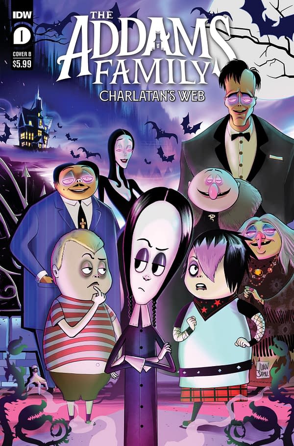 Cover image for The Addams Family: Charlatan's Web #1 Variant B (Samu)