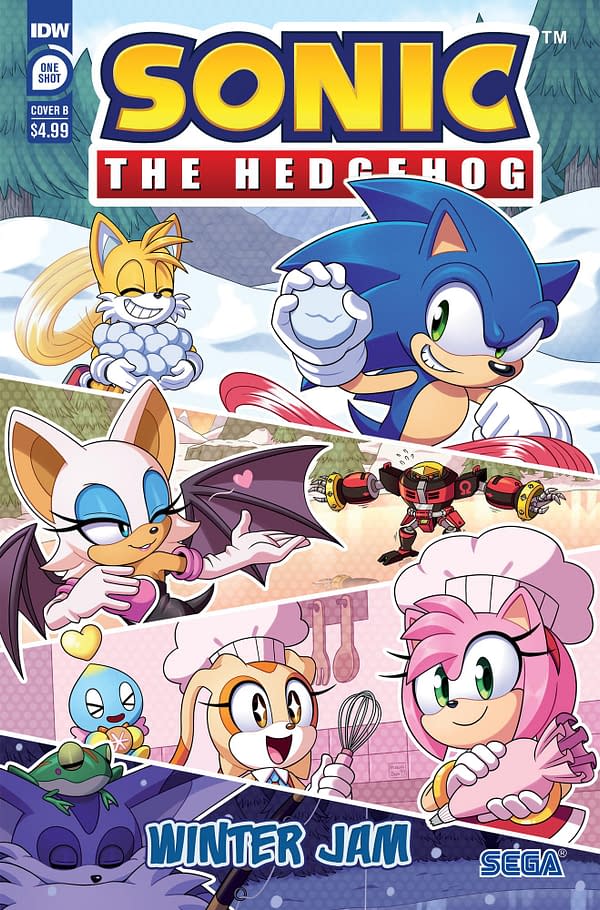 Cover image for Sonic the Hedgehog: Winter Jam Variant B (Oz)