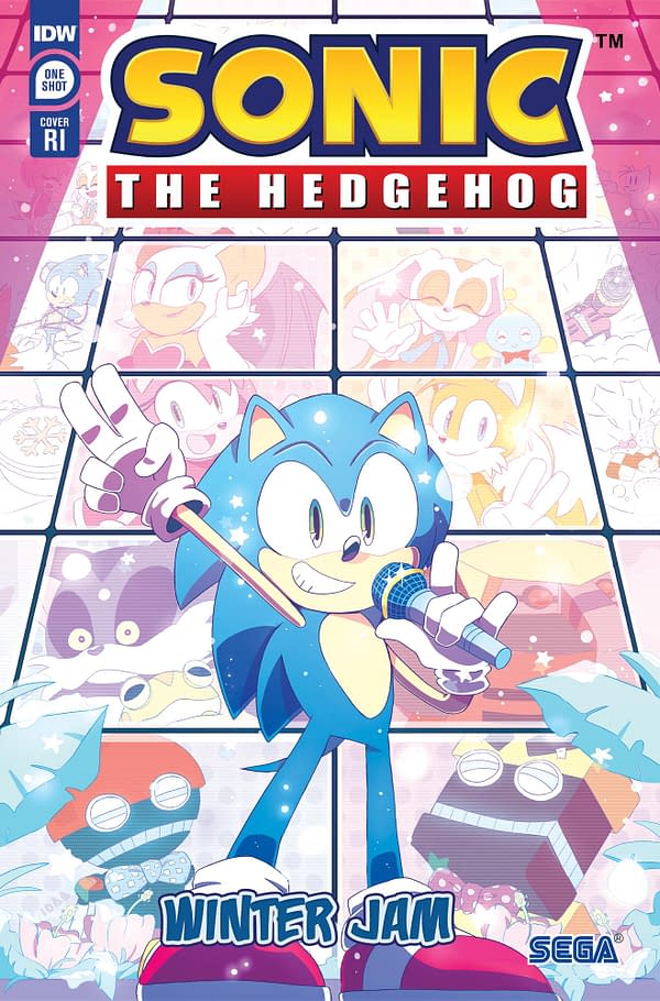 Cover image for Sonic the Hedgehog: Winter Jam Variant RI (10) (Ata)