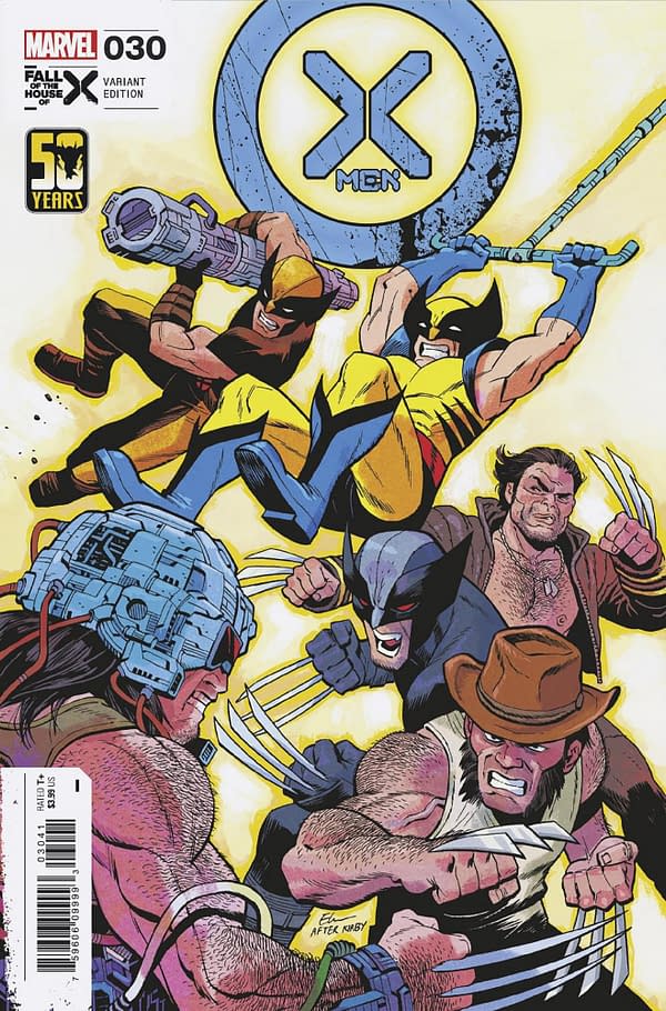 Cover image for X-MEN 30 ETHAN YOUNG WOLVERINE WOLVERINE WOLVERINE VARIANT [FHX]
