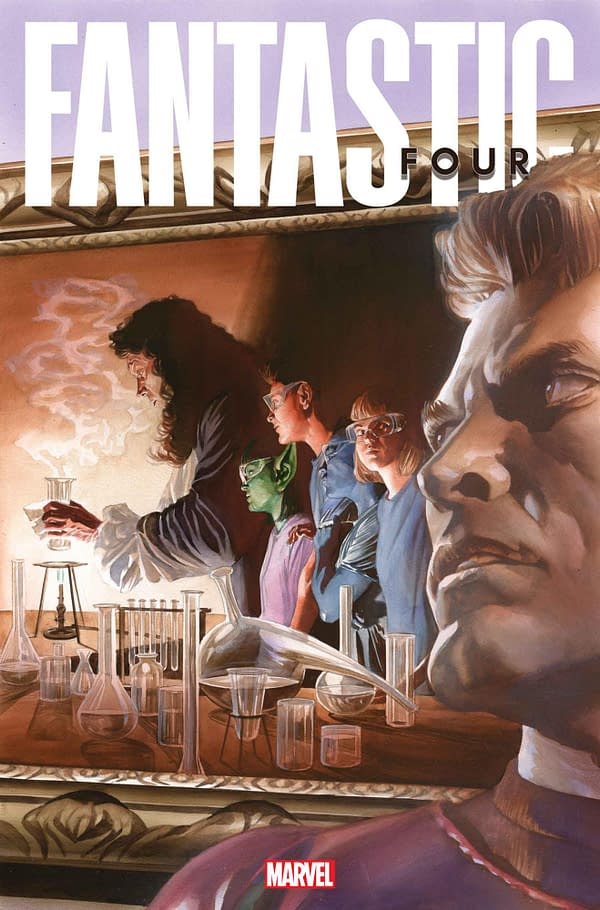 Cover image for FANTASTIC FOUR #16 ALEX ROSS COVER