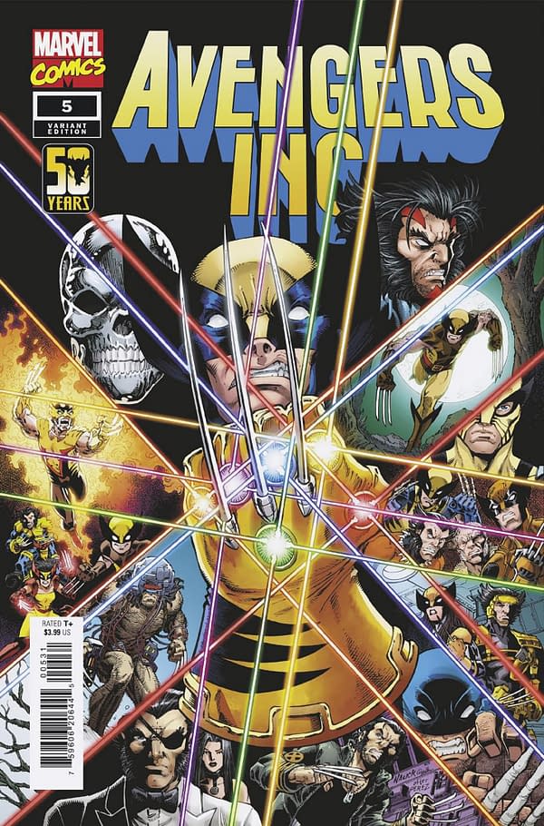 Cover image for AVENGERS INC. 5 TODD NAUCK WOLVERINE WOLVERINE WOLVERINE VARIANT