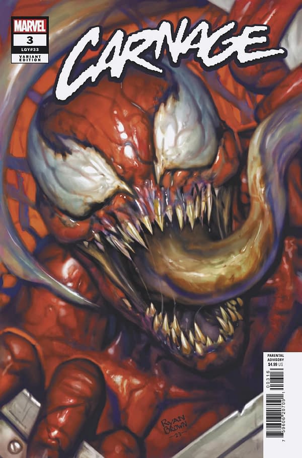 Cover image for CARNAGE 3 RYAN BROWN VARIANT