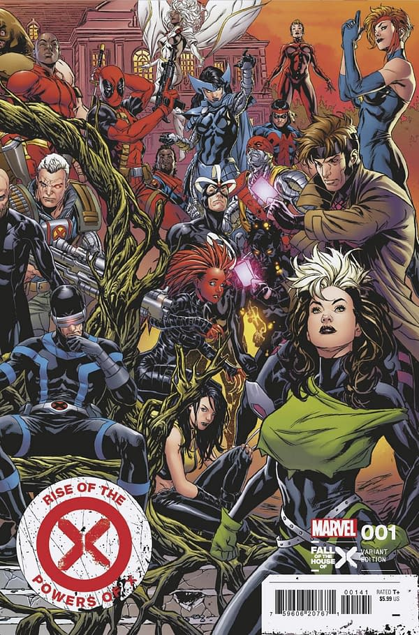Cover image for RISE OF THE POWERS OF X 1 MARK BROOKS CONNECTING VARIANT [FHX]