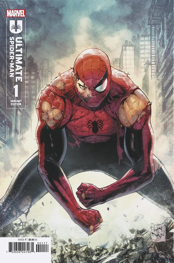 Cover image for ULTIMATE SPIDER-MAN 1 TONY DANIEL VARIANT