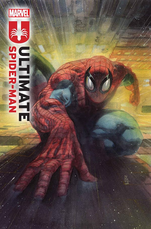 Cover image for ULTIMATE SPIDER-MAN 1 NIC KLEIN VARIANT