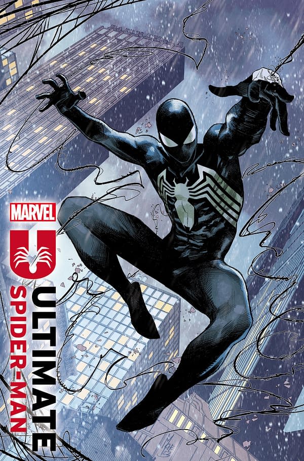 Cover image for ULTIMATE SPIDER-MAN 1 MARCO CHECCHETTO COSTUME TEASE VARIANT A