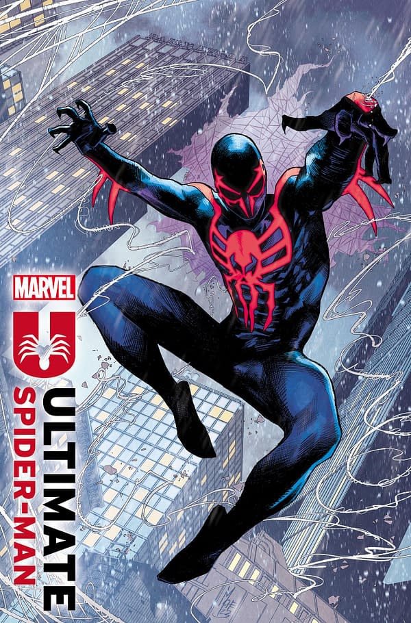 Cover image for ULTIMATE SPIDER-MAN 1 MARCO CHECCHETTO COSTUME TEASE VARIANT C